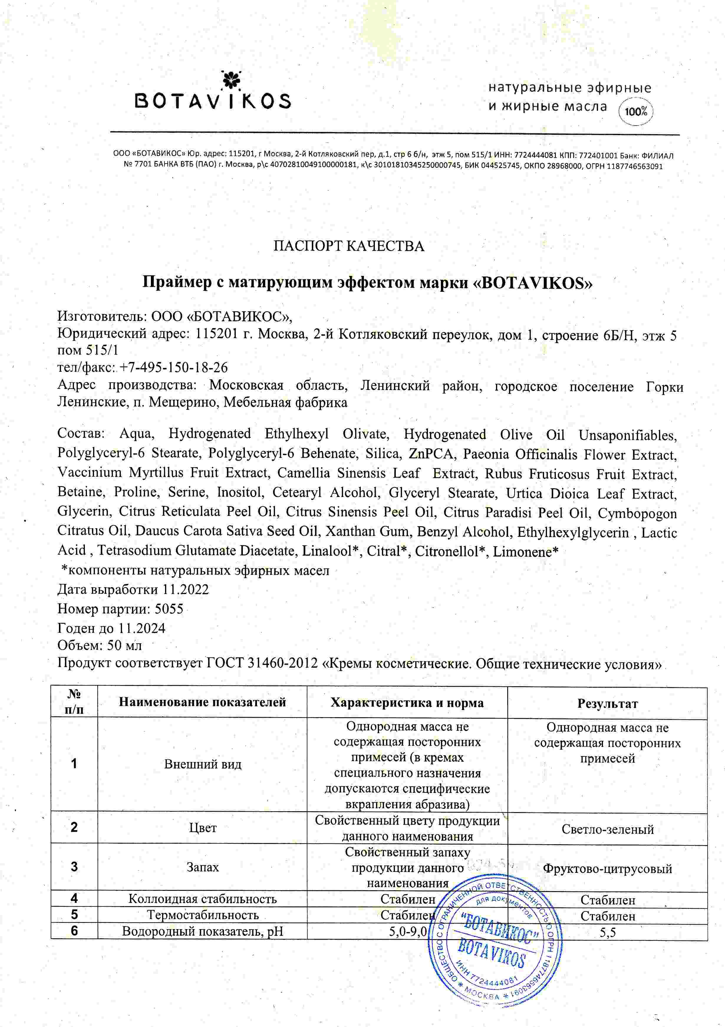Паспорт №112022